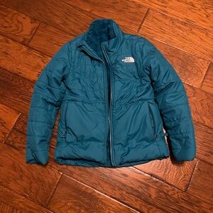 The North Face Youth Reversible Puffer Coat  sz S (7/8)